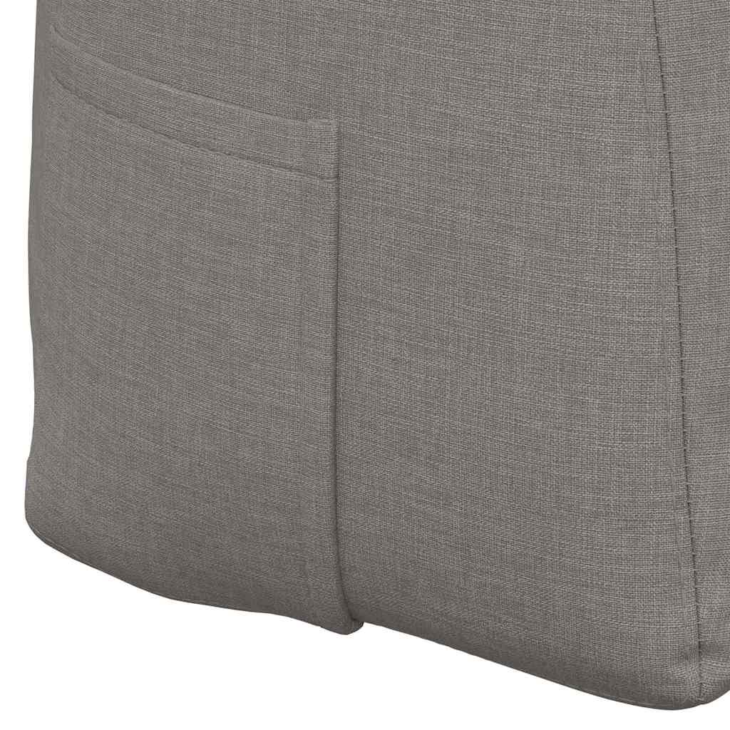 Μαξιλάρι Πλάτης Taupe 180 x 24 x 50 εκ ύφασμα - Pakobazaar