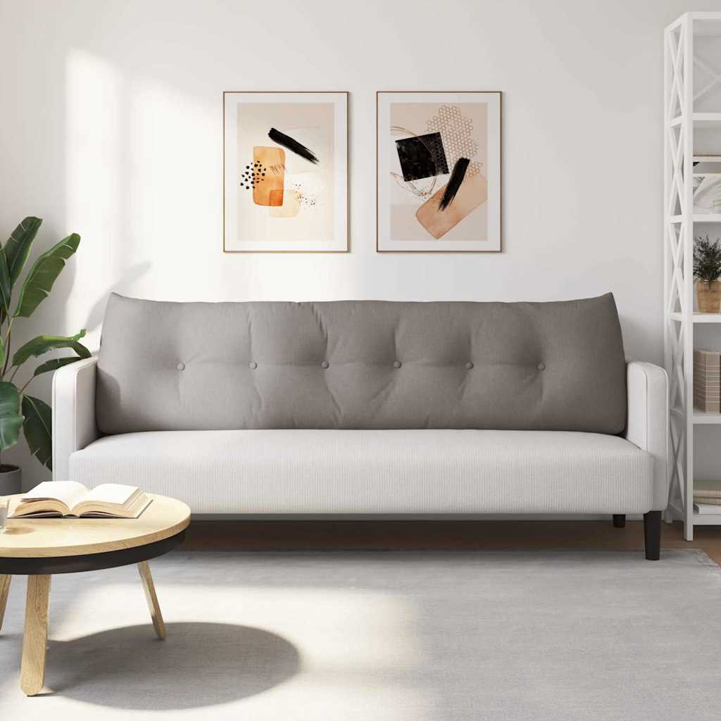 Μαξιλάρι Πλάτης Taupe 180 x 24 x 50 εκ ύφασμα - Pakobazaar