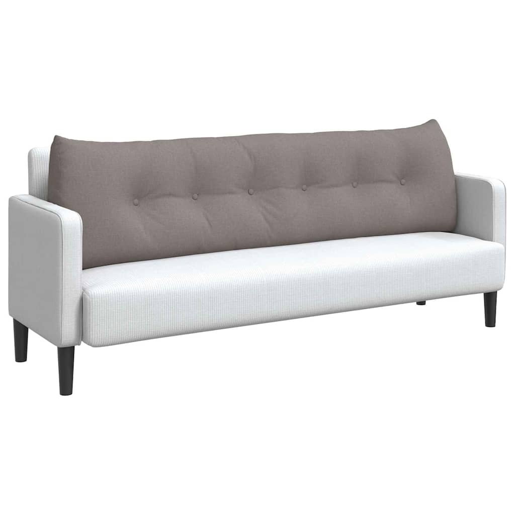 Μαξιλάρι Πλάτης Taupe 180 x 24 x 50 εκ ύφασμα - Pakobazaar