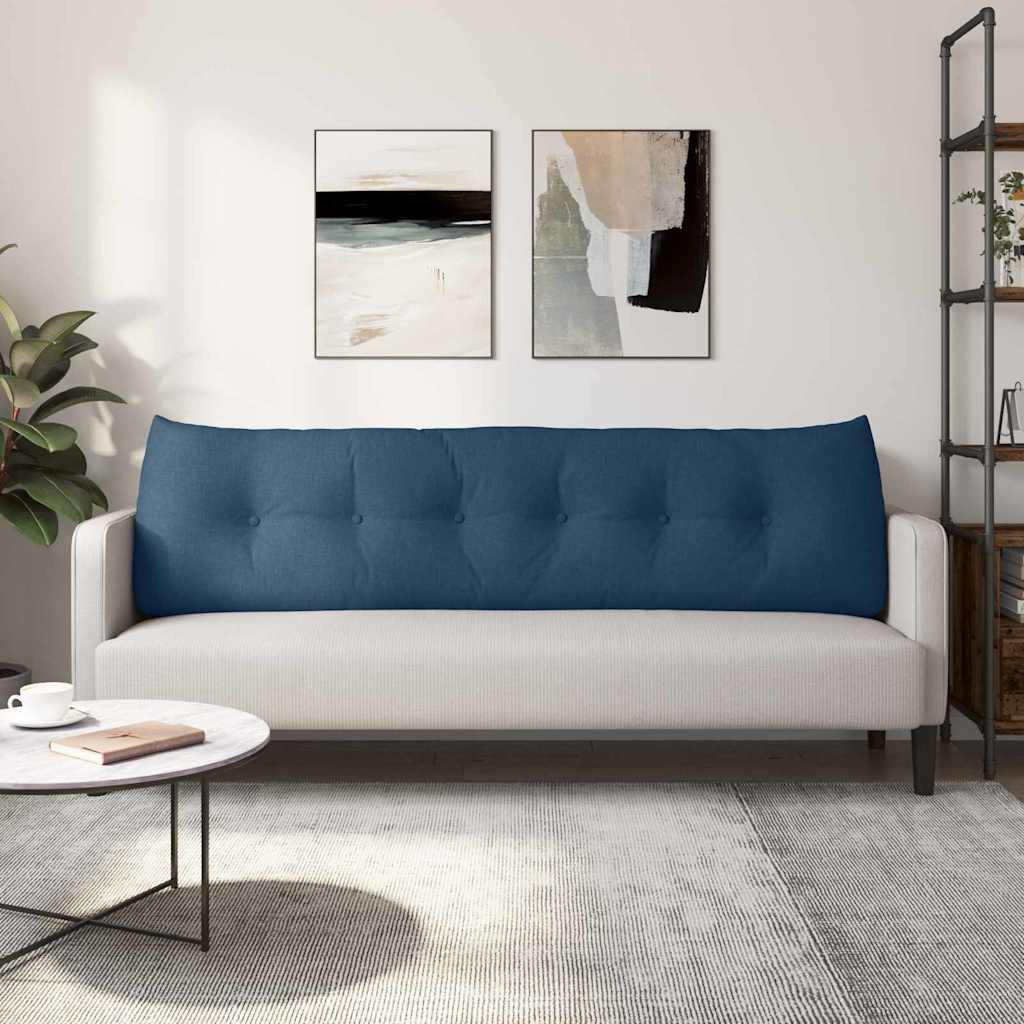 Μαξιλάρι Πλάτης Μπλε 180 x 24 x 50 εκ ύφασμα