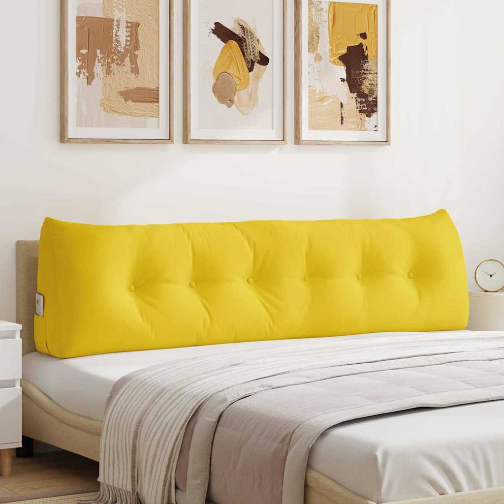 Μαξιλάρι Πλάτης Απαλό Κίτρινο 180 x 24 x 50 εκ ύφασμα