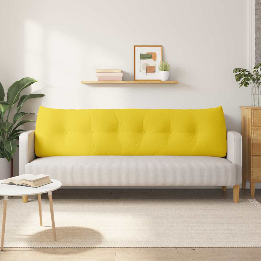 Μαξιλάρι Πλάτης Απαλό Κίτρινο 180 x 24 x 50 εκ ύφασμα