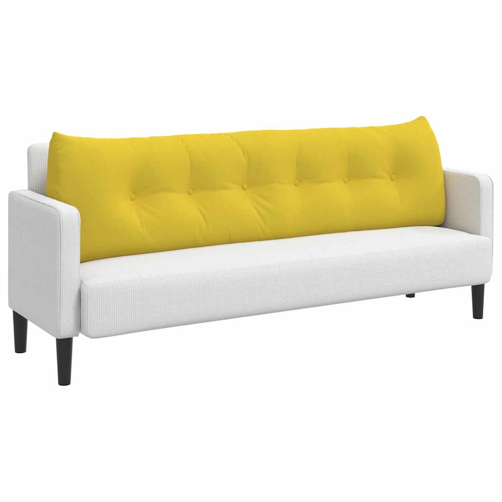 Μαξιλάρι Πλάτης Απαλό Κίτρινο 180 x 24 x 50 εκ ύφασμα