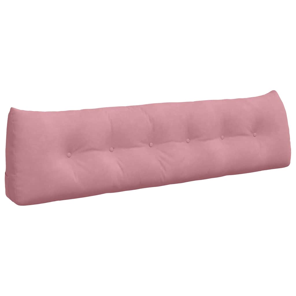 Μαξιλάρι Πλάτης Ροζ 180 x 24 x 50 εκ Βελούδο - Pakobazaar