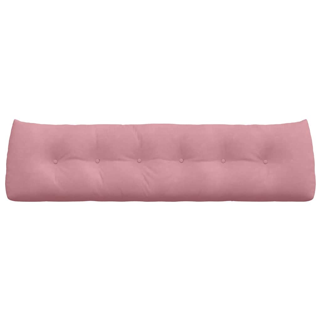 Μαξιλάρι Πλάτης Ροζ 180 x 24 x 50 εκ Βελούδο - Pakobazaar