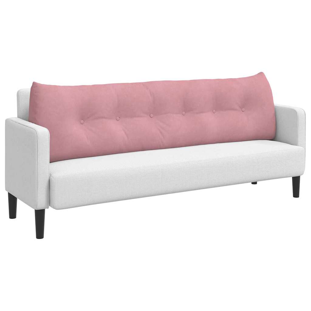 Μαξιλάρι Πλάτης Ροζ 180 x 24 x 50 εκ Βελούδο - Pakobazaar