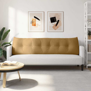 Μαξιλάρι Πλάτης Καφέ 180 x 24 x 50 εκ Βελούδο - Pakobazaar