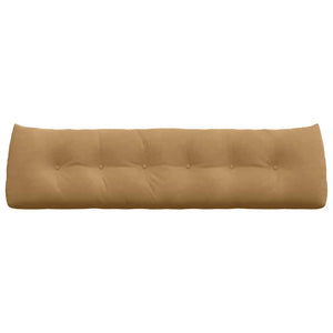 Μαξιλάρι Πλάτης Καφέ 180 x 24 x 50 εκ Βελούδο - Pakobazaar