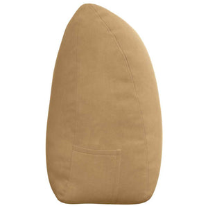 Μαξιλάρι Πλάτης Καφέ 180 x 24 x 50 εκ Βελούδο - Pakobazaar