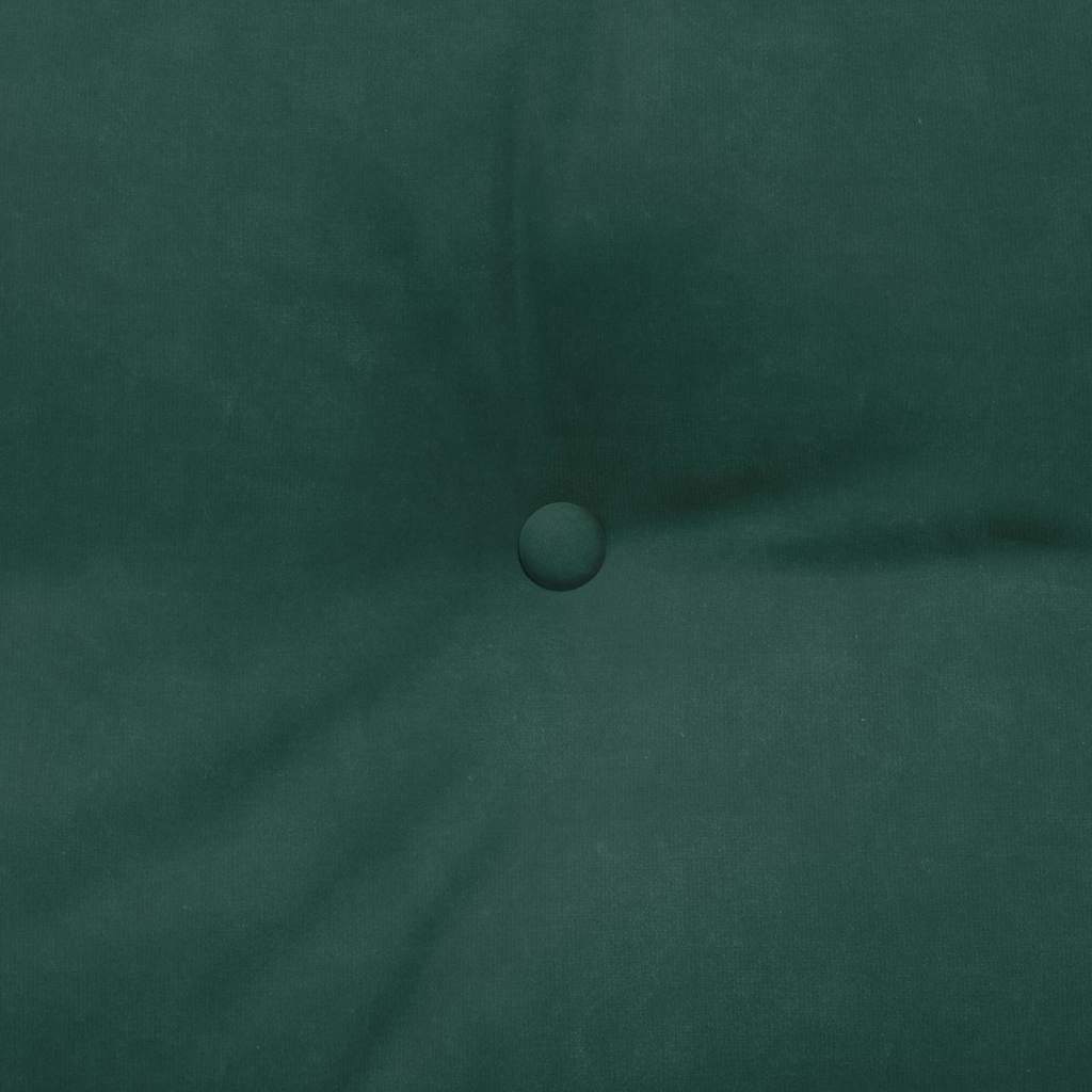 Μαξιλάρι Πλάτης Σκούρο Πράσινο 200 x 24 x 50 εκ Βελούδο - Pakobazaar