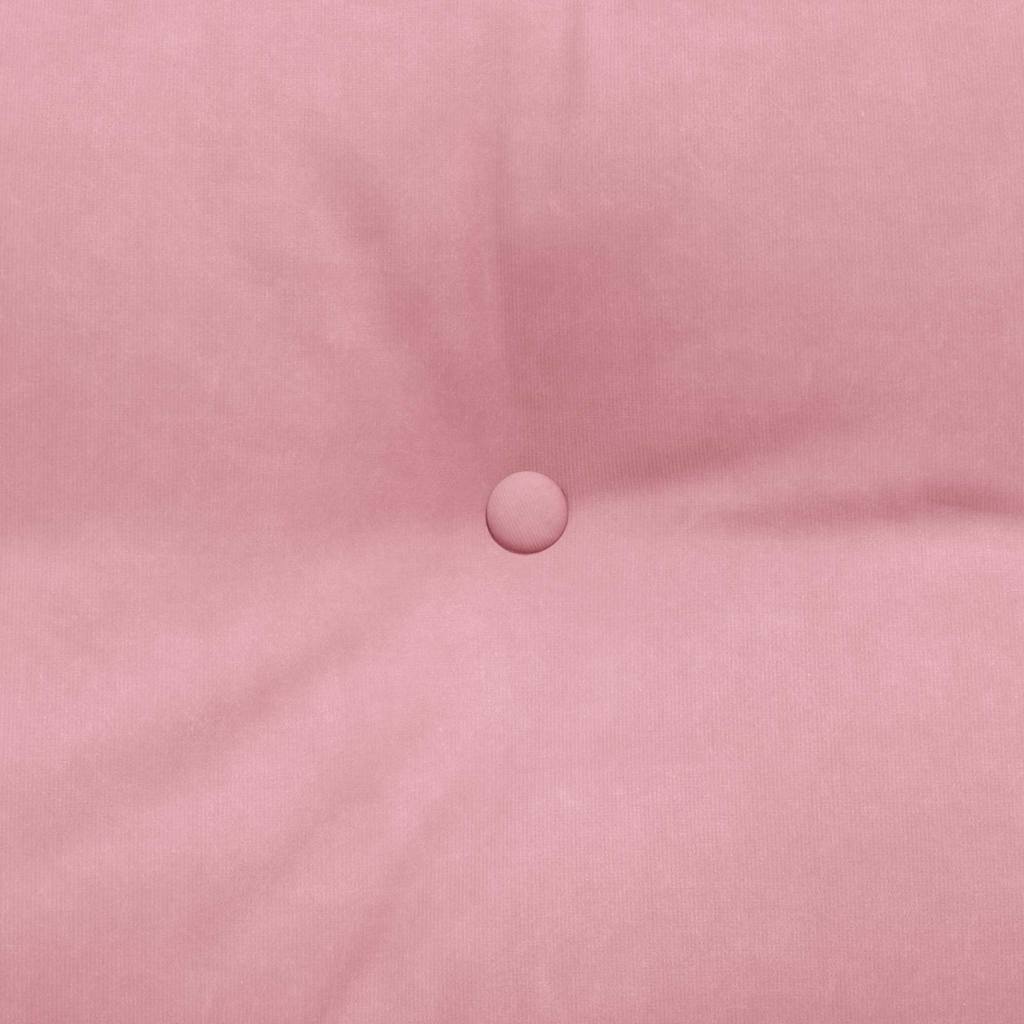 Μαξιλάρι Πλάτης Ροζ 200 x 24 x 50 εκ Βελούδο - Pakobazaar