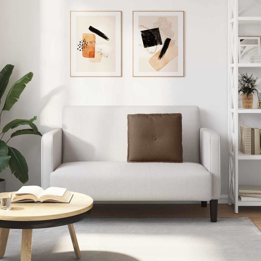 Μαξιλάρι Πλάτης Καφέ 50 x 19 x 45 εκ ύφασμα