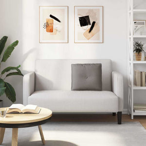 Μαξιλάρι Πλάτης Taupe 50 x 19 x 45 εκ ύφασμα