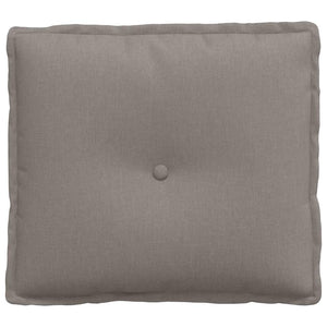 Μαξιλάρι Πλάτης Taupe 50 x 19 x 45 εκ ύφασμα
