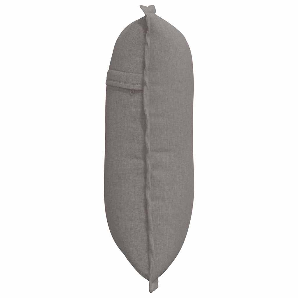 Μαξιλάρι Πλάτης Taupe 50 x 19 x 45 εκ ύφασμα