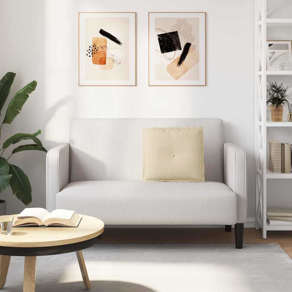 Μαξιλάρι Πλάτης Κρεμ 50 x 19 x 45 εκ ύφασμα