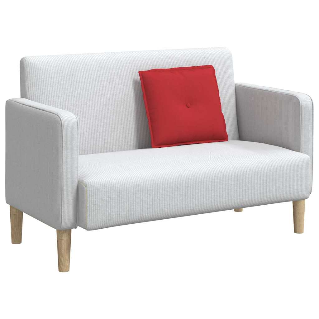 Μαξιλάρι Πλάτης Κόκκινο 50 x 19 x 45 εκ ύφασμα