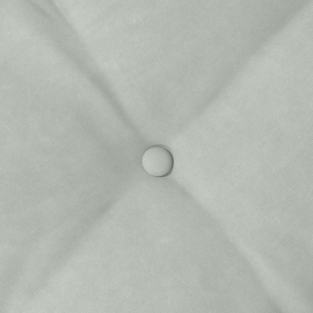 Μαξιλάρι Πλάτης Ανοιχτό γκρι 50 x 45 εκ. Υφασμάτινο Κορντουρά