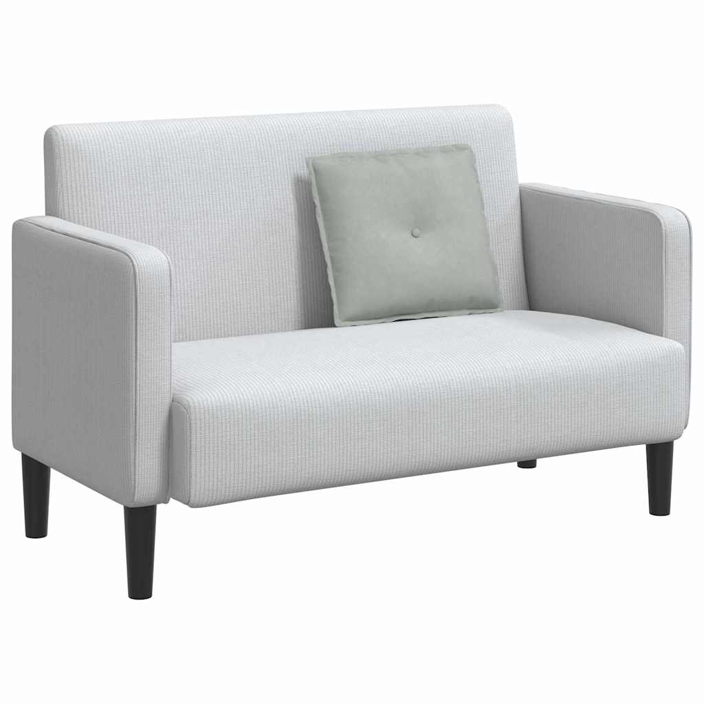 Μαξιλάρι Πλάτης Ανοιχτό γκρι 50 x 45 εκ. Υφασμάτινο Κορντουρά