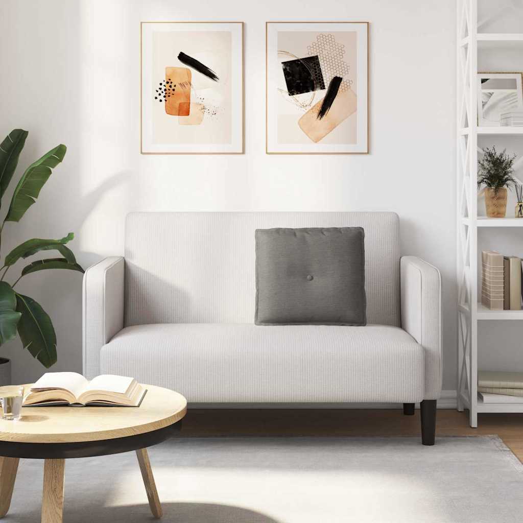 Μαξιλάρι Πλάτης Ανοιχτό γκρι 50 x 45 εκ. Υφασμάτινο Κορντουρά - Pakobazaar