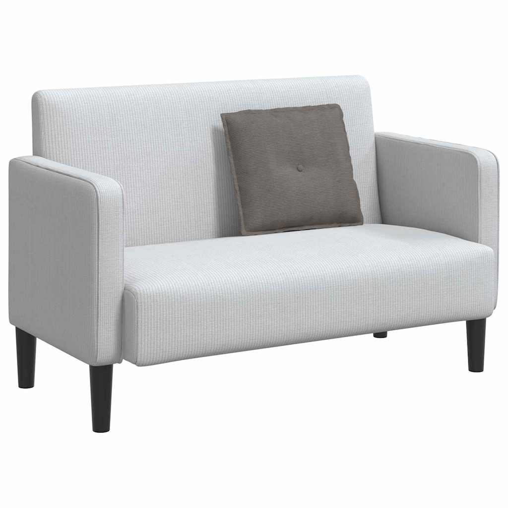 Μαξιλάρι Πλάτης Ανοιχτό γκρι 50 x 45 εκ. Υφασμάτινο Κορντουρά - Pakobazaar