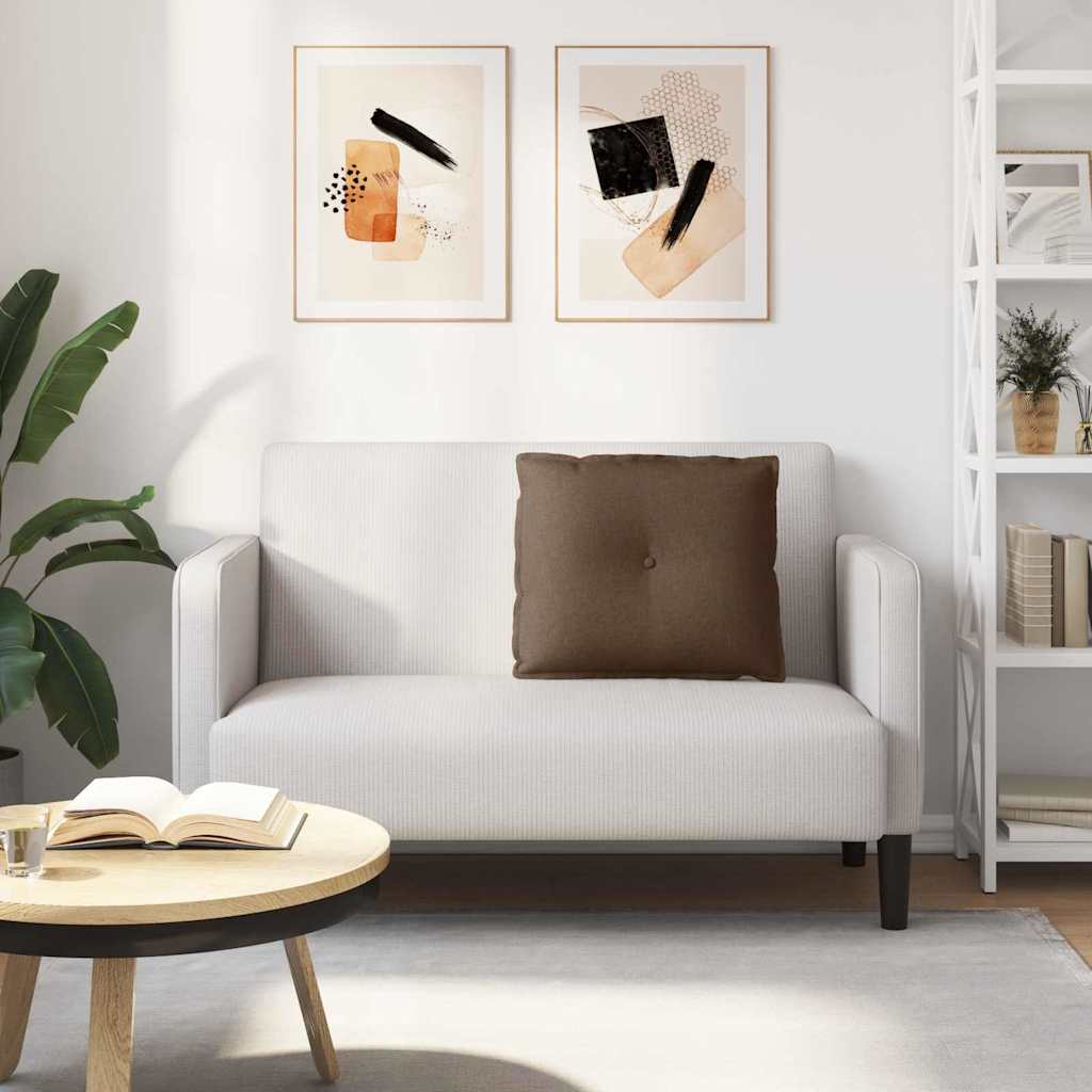 Μαξιλάρι Πλάτης Καφέ 60 x 19 x 50 εκ ύφασμα