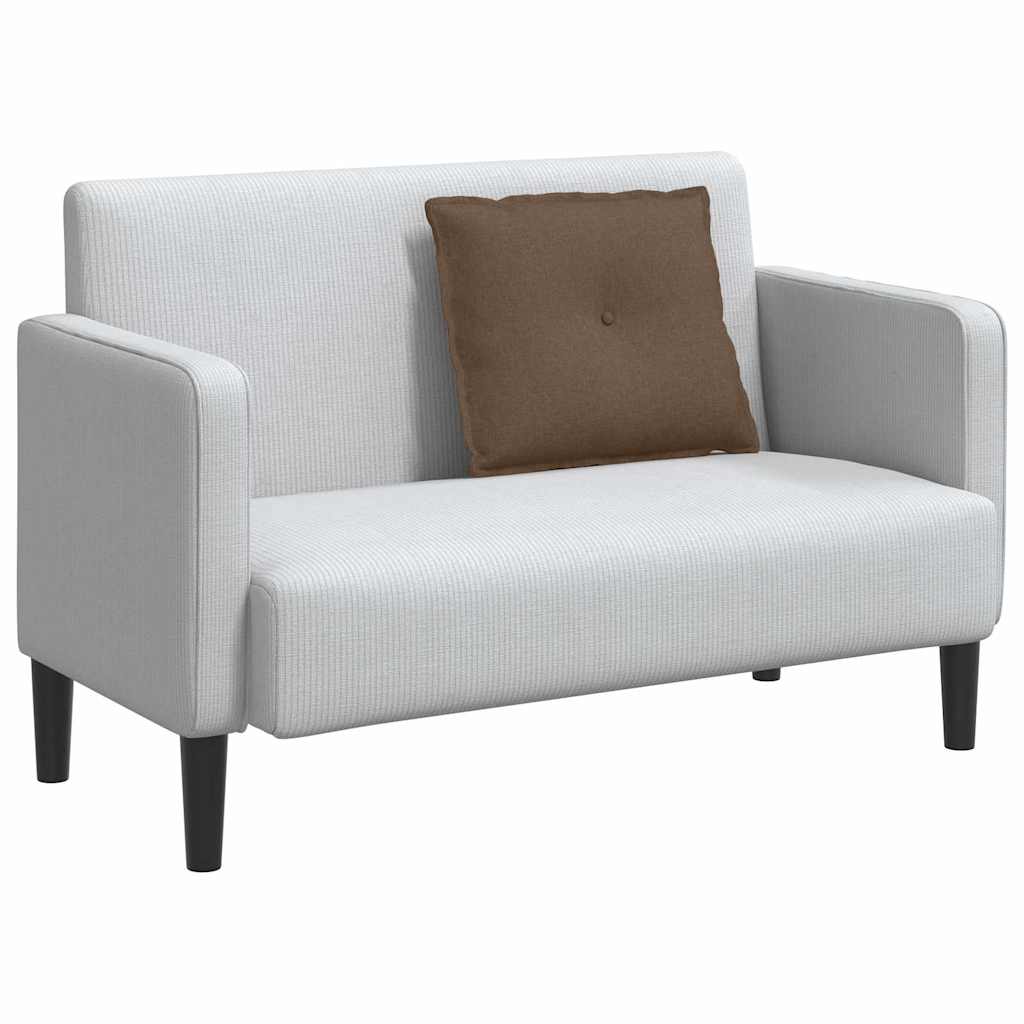 Μαξιλάρι Πλάτης Καφέ 60 x 19 x 50 εκ ύφασμα