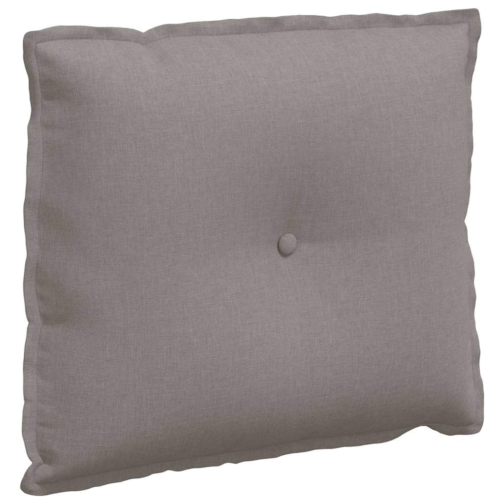 Μαξιλάρι Πλάτης Taupe 60 x 19 x 50 εκ ύφασμα