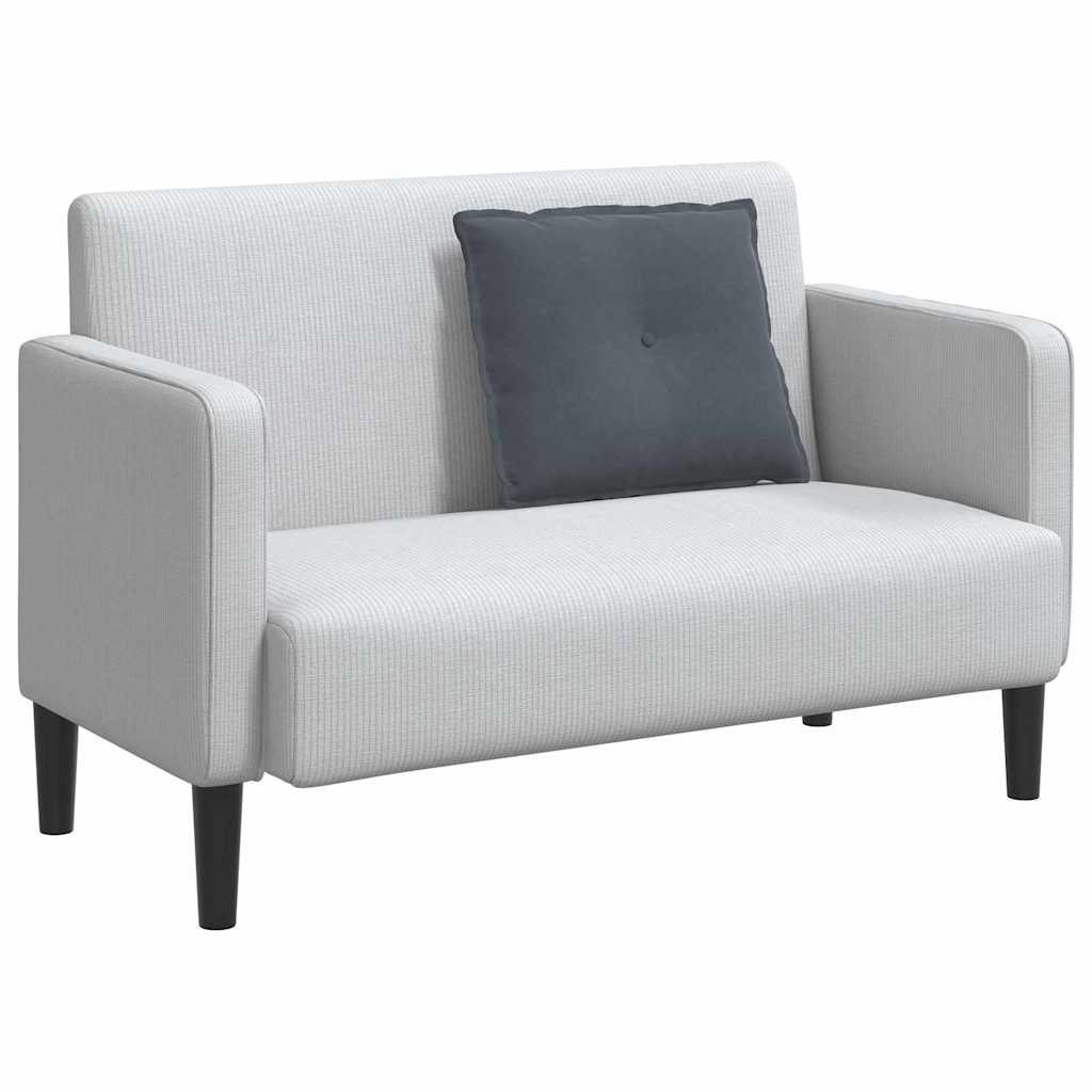 Μαξιλάρι Πλάτης Σκούρο Γκρι 60 x 50 cm Υφασμάτινο Κορντουρά