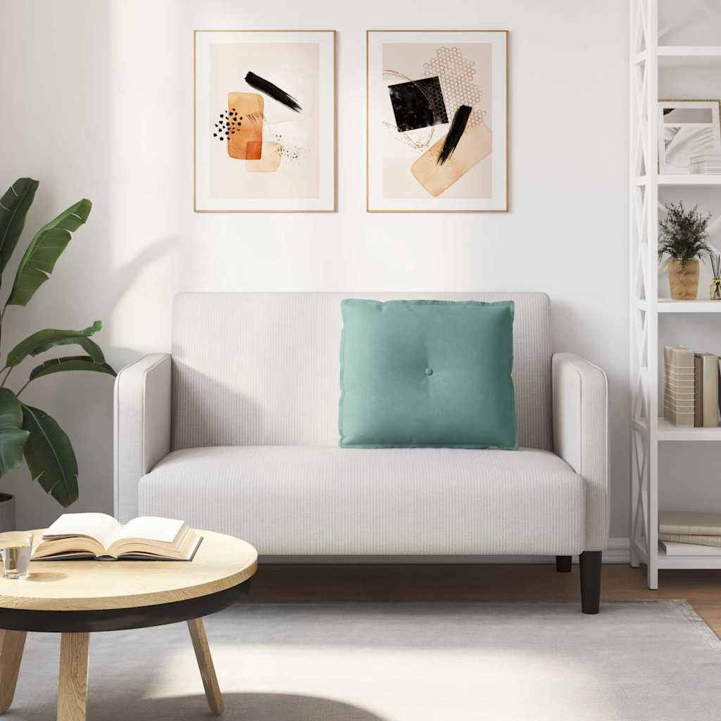 Μαξιλάρι Πλάτης Θαλασσί 60 x 50 cm Υφασμάτινο Κορντουρά