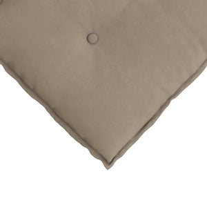 Μαξιλάρι Πλάτης Taupe 60 x 50 cm Ύφασμα Μικροΐνας