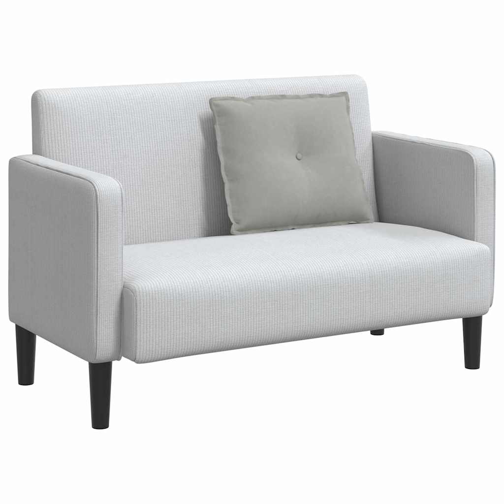 Μαξιλάρι Πλάτης Ανοιχτό γκρι 60 x 50 cm Ύφασμα Μικροΐνας