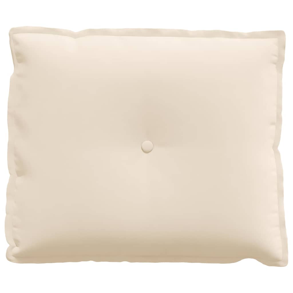 Μαξιλάρι Πλάτης Μπεζ 60 x 50 cm Ύφασμα Μικροΐνας