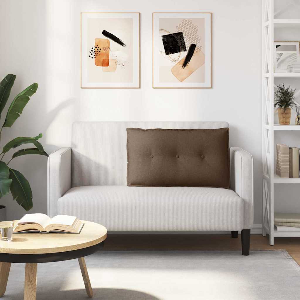 Μαξιλάρι Πλάτης Καφέ 80 x 19 x 50 εκ ύφασμα