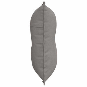 Μαξιλάρι Πλάτης Taupe 80 x 19 x 50 εκ ύφασμα