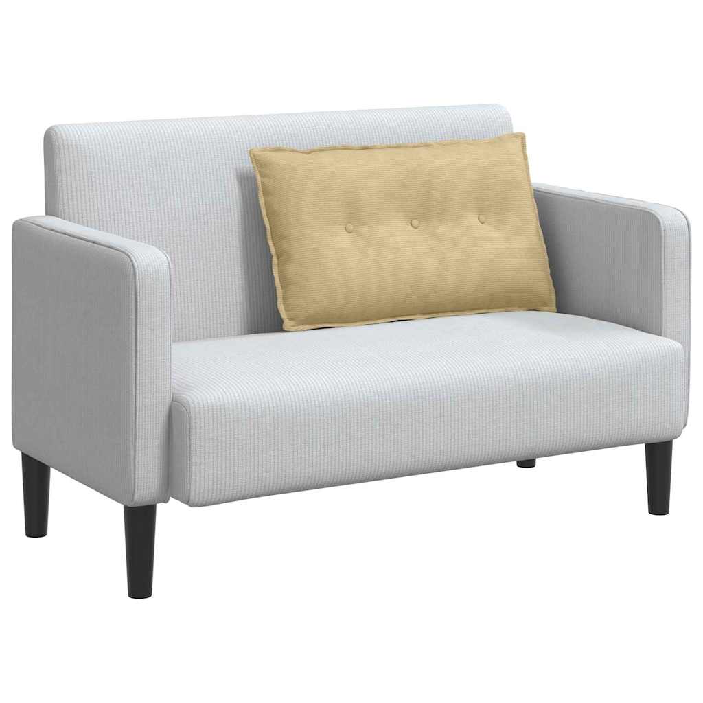 Μαξιλάρι Πλάτης Γκρι Πράσινο 80 x 50 cm Υφασμάτινο Κορντουρά