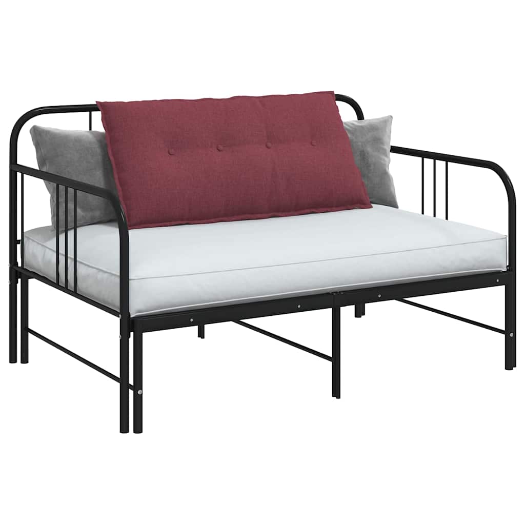 Μαξιλάρι Πλάτης Κόκκινο 100 x 19 x 50 εκ ύφασμα