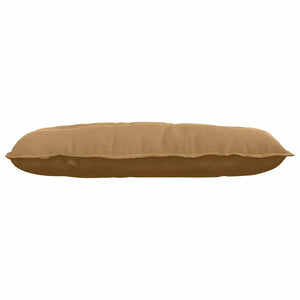 Μαξιλάρι Πλάτης Καφέ 100 x 50 cm Υφασμάτινο Κορντουρά