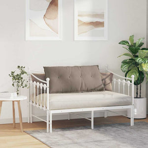 Μαξιλάρι Πλάτης Taupe 100 x 50 cm Ύφασμα Μικροΐνας