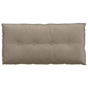Μαξιλάρι Πλάτης Taupe 100 x 50 cm Ύφασμα Μικροΐνας