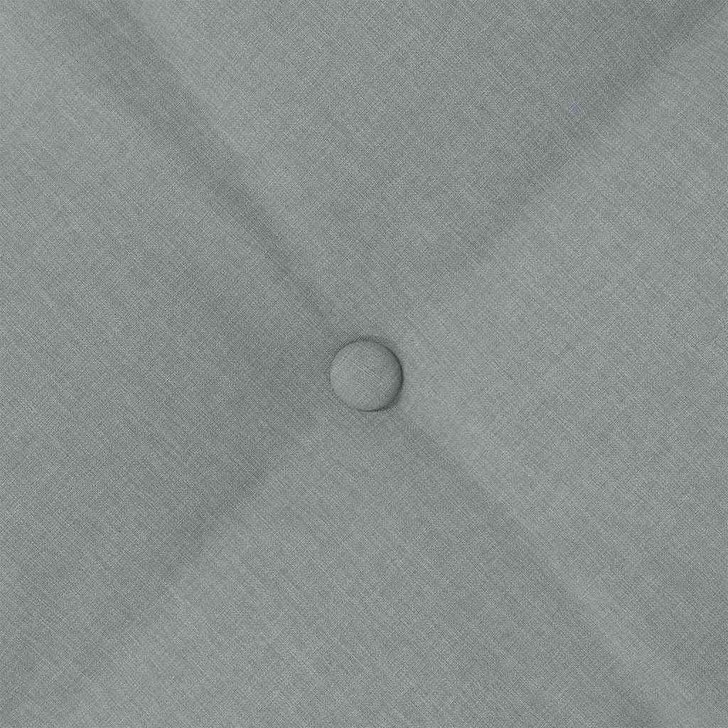 Μαξιλάρι Πλάτης Ανοιχτό γκρι 120 x 19 x 50 εκ ύφασμα