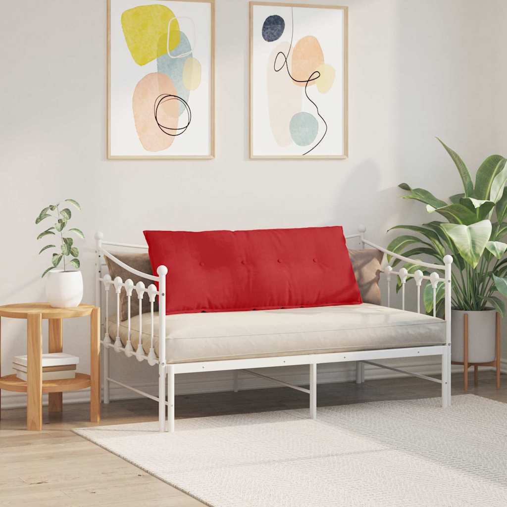 Μαξιλάρι Πλάτης Κόκκινο 120 x 19 x 50 εκ ύφασμα