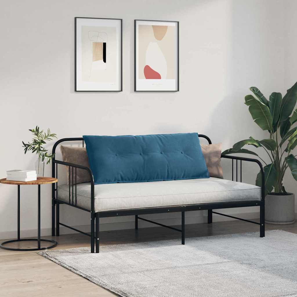 Μαξιλάρι Πλάτης Μπλε 120 x 50 cm Υφασμάτινο Κορντουρά