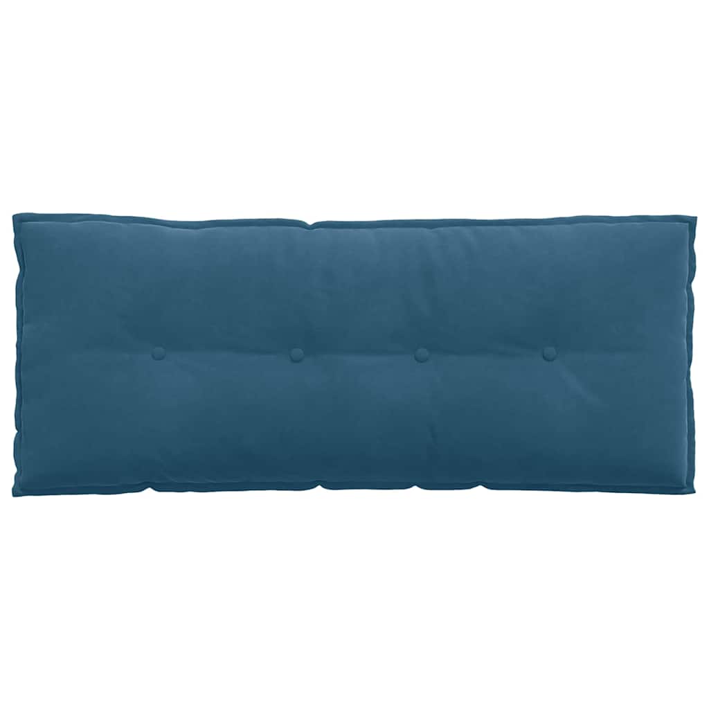Μαξιλάρι Πλάτης Μπλε 120 x 50 cm Υφασμάτινο Κορντουρά