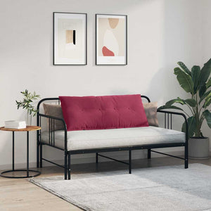 Μαξιλάρι Πλάτης Κόκκινο 120 x 50 cm Υφασμάτινο Κορντουρά