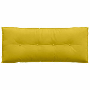 Μαξιλάρι Πλάτης Κίτρινο 120 x 50 cm Υφασμάτινο Κορντουρά