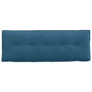 Μαξιλάρι Πλάτης Μπλε 140 x 50 cm Υφασμάτινο Κορντουρά