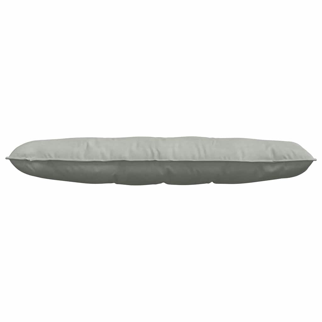 Μαξιλάρι Πλάτης Ανοιχτό γκρι 140 x 50 cm Υφασμάτινο Κορντουρά