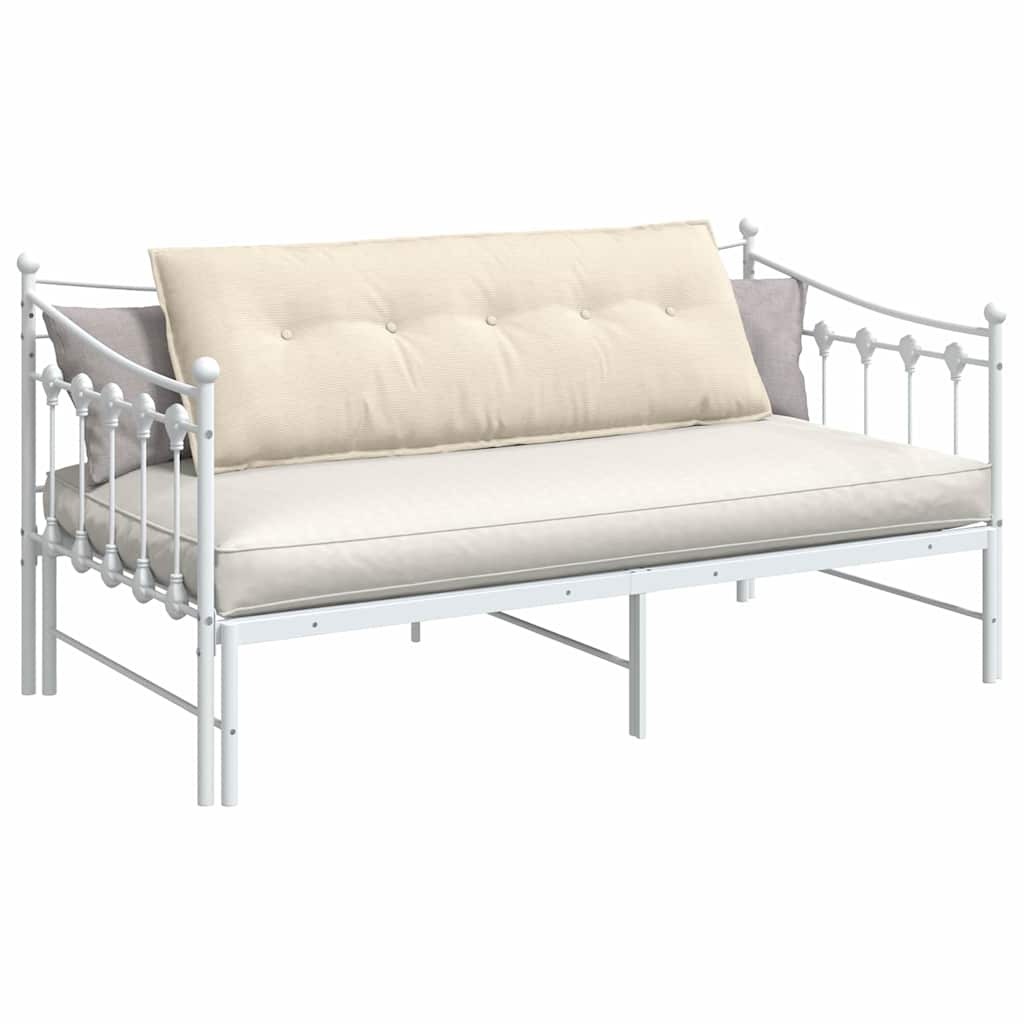 Μαξιλάρι Πλάτης Κρεμ 140 x 50 cm Υφασμάτινο Κορντουρά