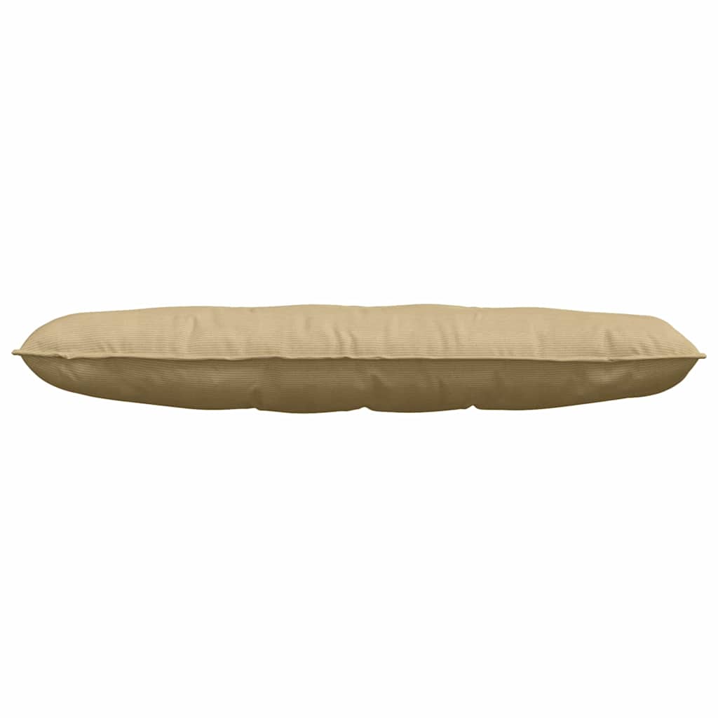 Μαξιλάρι Πλάτης Γκρι Πράσινο 140 x 50 cm Υφασμάτινο Κορντουρά